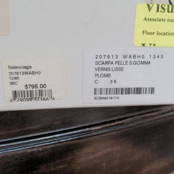 Balenciaga Gray Patent Leather Heels - Picture 10 of 10